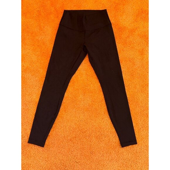 Lululemon Wunder Under High-Rise Tight 28" Brushed Luxtreme Black Leggings 8 - Picture 10 of 11
